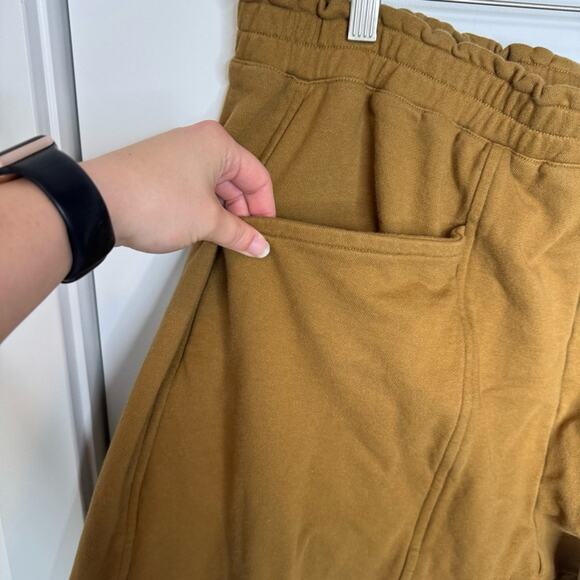 Ursa Minor Flor Arca Terry Cotton Crop Elastic Pull On Lounge Pocket Pants 2XL - Picture 3 of 6